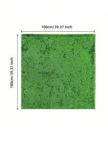 1pc Artificial Moss Grass Mat, Realistic Moss Carpet, All-Season Synthetic Moss Turf Mat, Artificial Moss Lawn Carpet, Fake Moss Grass Mat, Moss Grass Carpet, Artificial Moss Lawn Mat, Non-Shedding Landscaping Mat - Green - View 7