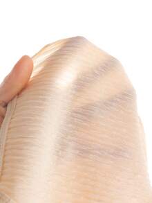 两件套女童草莓荷叶边吊带背心和草莓刺绣口袋牛仔裤套装，夏季度假装 - 杏色 - 查看 7