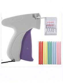 1件装服装修补微型缝纫枪精细缝纫标签枪，适用于服装缝纫、绗缝、包边、快速缝纫。 - 彩色 - 查看 11