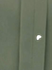 SHEIN Clasi Áo kiểu nữ mùa hè đi biển tay cánh hoa in hình trái tim, thích hợp mặc đi biển. - Màu xanh Ô liu - Xem 7