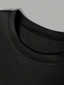 Resyla 女士两件套休闲运动夏季套装 - 黑色 - 查看 4