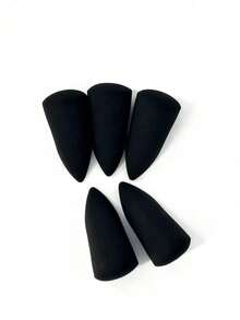 多功能美妆蛋，非乳胶斜切水滴美妆蛋工具，圆筒包装，黑色水滴切印三合一美妆蛋，价格实惠，圣诞礼物，化妆品，化妆工具，便宜货，礼品，女士礼品，圣诞礼物 - 彩色 - 查看 24