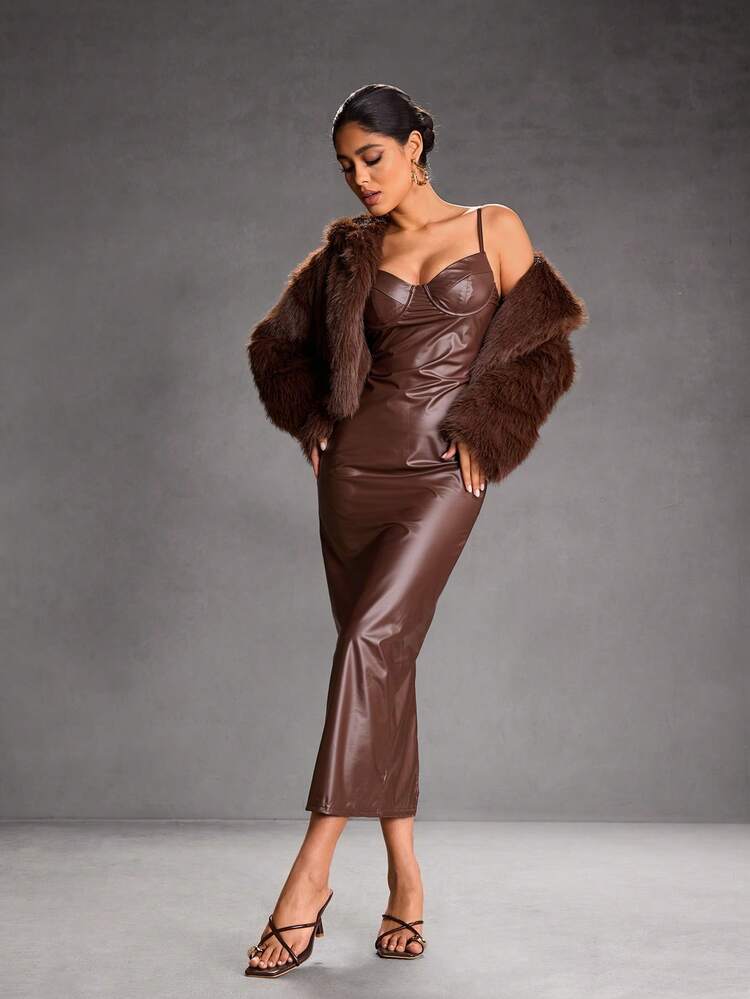 CUCCOO SZL Women's Shiny Satin Square Toe High Heel Sandals With Rhinestone Decor, Fashionable And Elegant For Party Valentine's Day