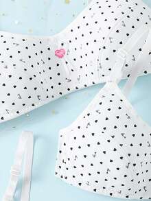 Genkimix Kids Teen Girl Polka Dot Print Casual Comfortable Underwear - Multicolor - View 3