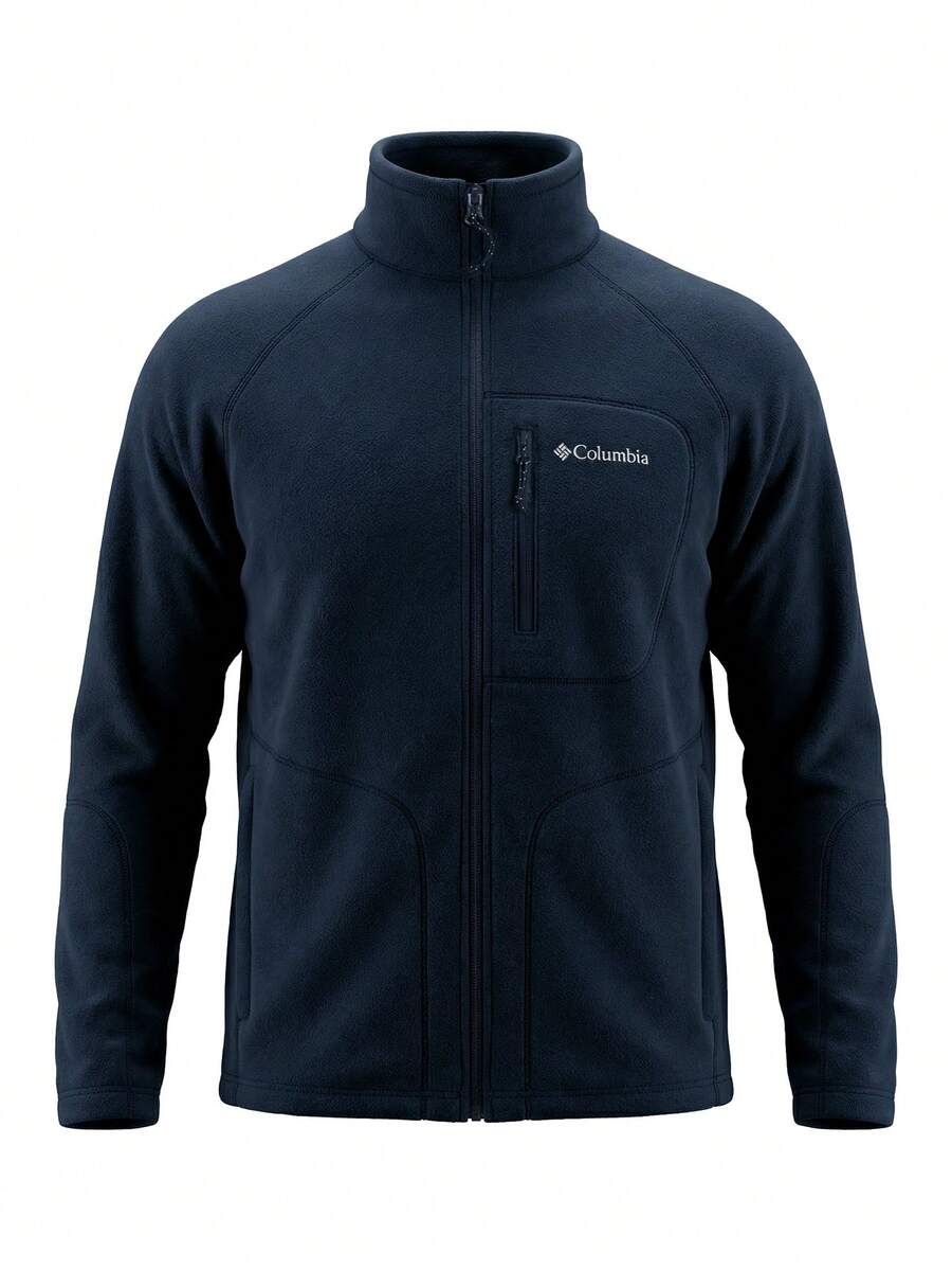 Columbia Fast Trek II Men Full Zip Fleece Collegiate Navy - Navy Blue - View 1