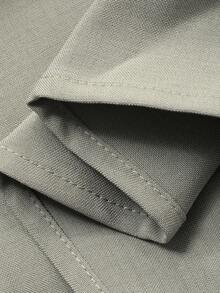 DAZY 春夏优雅办公室套装，宽松上衣和半裙，专为情人节、通勤和复古风格而设计。 - 綠色 - 查看 6