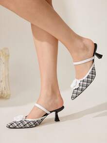 CUCCOO CHICEST Women's Elegant Commuter Pointed Toe Pumps With 3D Floral Decor Valentine's Day - Multicolor - View 8