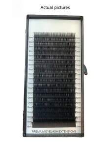 False Eyelashes, 20 Rows Eyelash Extension C Cc D Curl Russian Volume Lashes 0.05 0.07 0.10 0.15 0.20 Thickness Fake Eyelashes Cluster Lash Lash Clusters, Eyelash Clusters, Individual Eyelashes, Lashes, Fake Lashes - Black - View 12