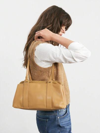 SHECARRY Women's Tote Bag, Fashion Versatile Shoulder Bag, Large Capacity Handbag