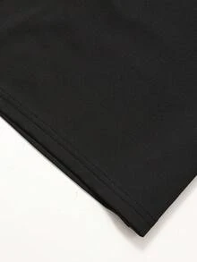 SHEIN Teen Girls' Waist Leopard Print Patchwork Wide Leg Loose Pants - Multicolor - View 5