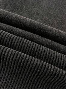 SHEIN 少女蝴蝶结刺绣连体裤和抽绳腰阔腿裤休闲套装