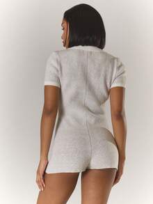 MUSERA Women Sweater Jumpsuits - Cream - View 4