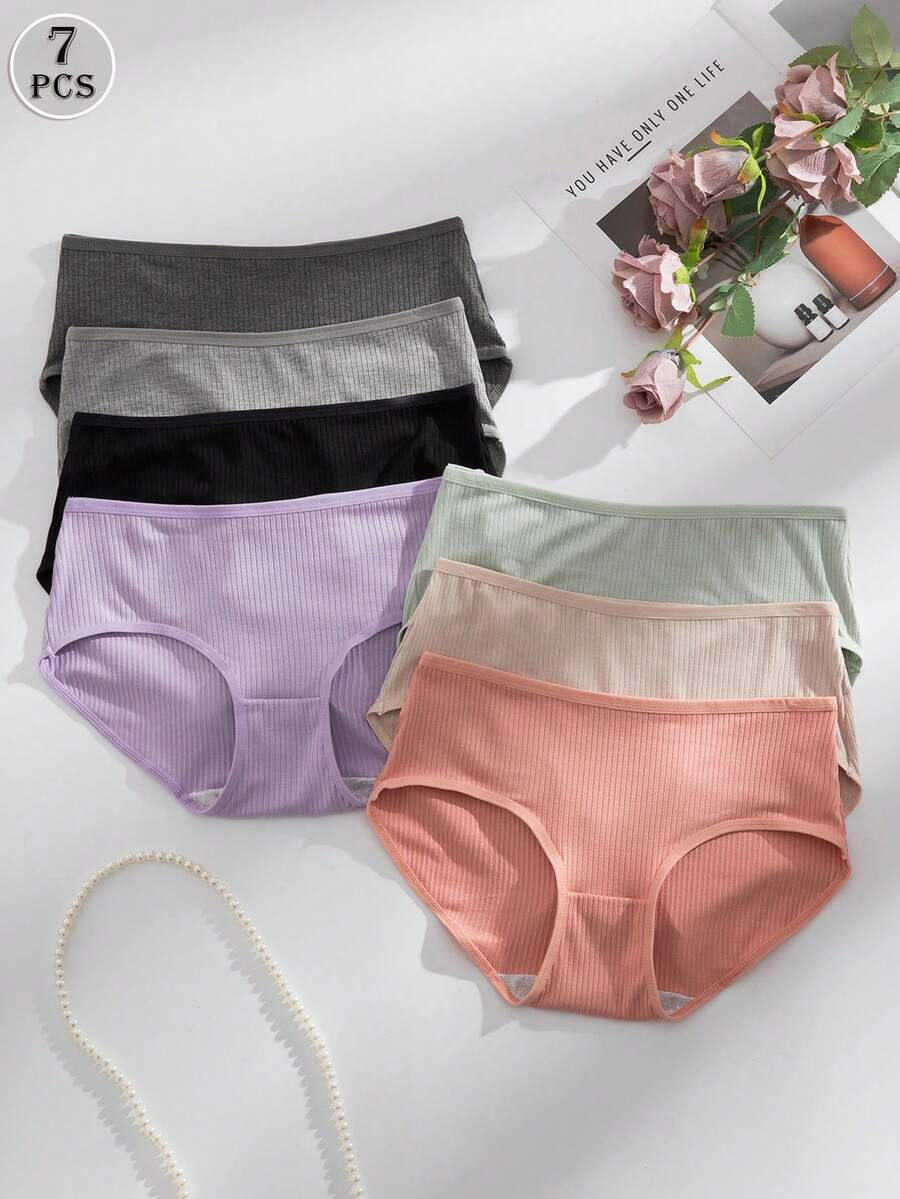 Snug Zone 7件套女士舒适日常穿着多色三角内裤 - 彩色 - 查看 1