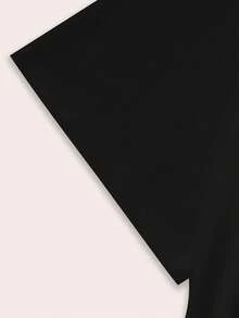 EMERY ROSE Sweet Girl Style Cartoon Heart-Centric Girl Printed Casual Plus-Sized T-Shirt