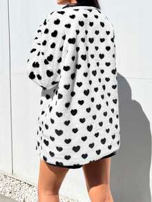 SHEIN EZwear 可反穿拉鍊夾克 - 黑色 - 查看 2