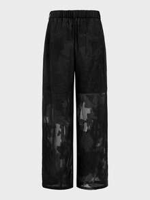 EASEVO Pantalon plissé grande taille pour hommes avec passants de ceinture, coupe ample et décontractée - Noir - Voir 10