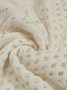 Balvessa Áo và đầm len dệt kim đa năng phối màu theo phong cách Âu và Mỹ mới. - Màu Khaki - Xem 6