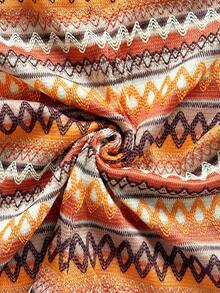 Soleia 大码新款多色针织条纹露背吊带迷你连体裤，适合秋冬季、万圣节、新年、狂欢节、派对、约会、下午茶、海滩、叠穿或外穿 - 彩色 - 查看 8