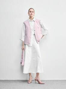 CUCCOO BIZCHIC Tacones altos de punta abierta, zapatos casuales de primavera para vacaciones de primavera, Pascua y Navidad - Rosa vieja - Ver 10