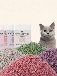 2.3公斤/6升 即食原味豆腐猫砂，不粘底不粘壁 - 彩色 - 查看 1