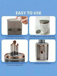 SHEIN 三合一自动化妆刷清洁烘干机 - 适合化妆爱好者 - 彩色 - 查看 12