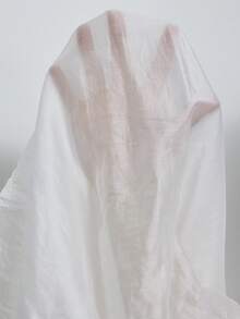 Aveloria Modichic French Ruffle Tie Cuff Unique Deep V Design Long Sleeve Blouse - White - View 7