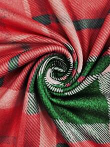 EMERY ROSE Women's Plaid Minimalist Casual Round Neck Long Sleeve T-Shirt - Multicolor - View 3