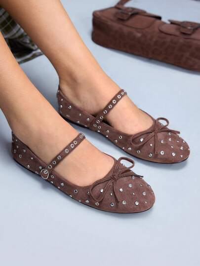 CUCCOO GRLICON Mocasines de mujer de moda casual con diseño de hebilla, adecuados para el uso diario