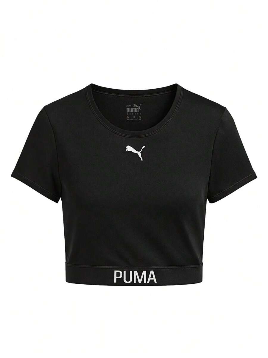 Puma Women´S Short-Sleeved T-Shirt Black - Black - View 1