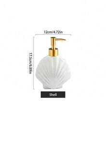 1 Piece Of High-Grade Simple Luxury Bathroom Ceramic Lotion Bottle Separate Bottle Bath Gel Shampoo Separate Bottle - White - View 15