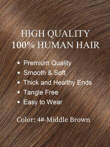 20pcs Straight Tape In 100% Human Hair Extension For Salon Silky Seamless Invisible Honey Brown Blonde For Thin Hair Woman Top Quality Highlight Color Hair Extensions Longlasting Hair - S4 - View 3