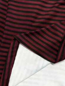 EMERY ROSE Women's Casual Striped Long Sleeve T-Shirt, Autumn