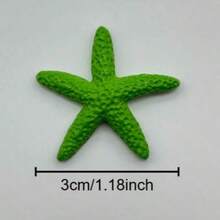 40pcs Resin Starfish Decorations, 1.18 Inch - Perfect For Weddings, Holidays, Home Crafts, Home Decor Ornaments & Accessories Best Gifts Birthday Graduation0 - White - View 5