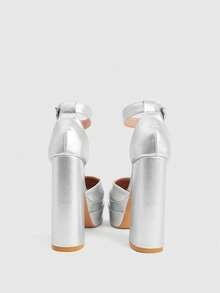 CUCCOO LuxiPop 女士高跟鞋 - 銀色 - 查看 4