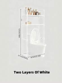 1PC 2-3 Tier Toilet Storage Rack Floor Multi-Layer Multi-Functional Towel Bath Room Daily Necessity Organizer