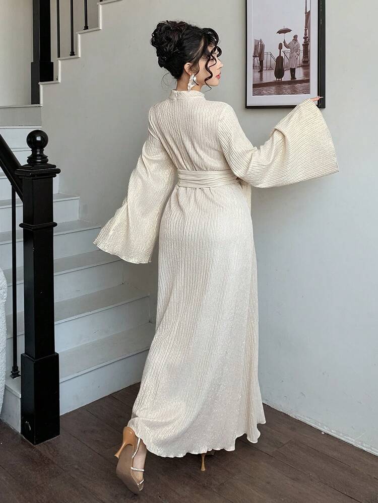 Elegant Long Dress For Women, Suitable For Spring/Summer, Weddings, Parties, Formal Events, Shiny & Slim Fit Maxi Dress