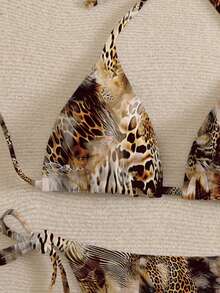 Swim Vcay Women's Ditsy Floral Bright-Color Cute Bikini Swimwear Suitable For Going Out For Summer Beach Vacation - Multicolor - View 4