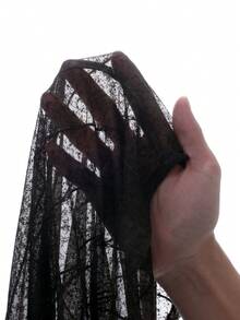 男士薄纱长袖单排扣衬衫，舒适柔软，休闲衬衫 - 咖啡棕 - 查看 6