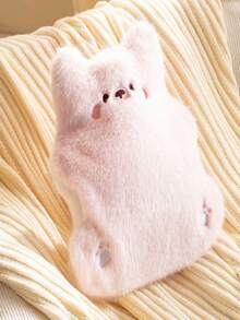 Bear Design Hot Water Bottle, Cute Animal Pattern Hand Warmer, Soft Cover For Adults, Leak-Proof Portable Heating Bag For Winter, Long Lasting Body Warmth For Home & Office, Perfect Cozy Comfort Gift Idea - Multicolor - View 9