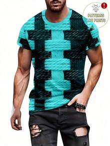 Manfinity LEGND Men's 3D Digital Texture Print T-Shirt