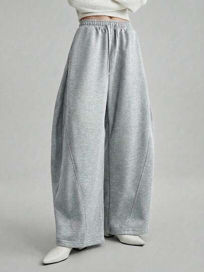 Ontre 2026春季新款弹力腰筒裤，优雅都市风，适合约会、派对、郊游、婚礼、生日、商务休闲、办公等场合，女士皆宜。