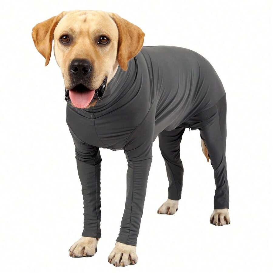 Dog Recovery Suit Anxiety Calming Shirt For Dog E-Collar Alternative Pet Wounds Protector Medical Surgical Clothes Prevent Shedding Hair Jumpsuits Suit For Home, Car, Travel