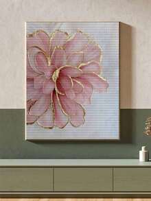 5D DIY钻石画美丽花卉，钻石艺术套装马赛克家居装饰墙画，圣诞节、情人节、万圣节、感恩节礼物 - 彩色 - 查看 8