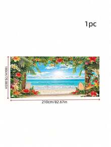 1pc Photo Prop, Birthday Party Backdrop, Decorative Hanging Cloth - Multicolor - View 10