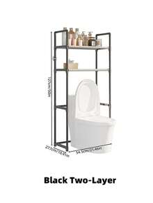 1PC 2-3 Tier Toilet Storage Rack Floor Multi-Layer Multi-Functional Towel Bath Room Daily Necessity Organizer