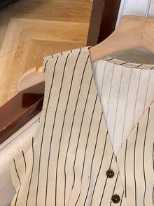 GlowEve Women's Woven Summer Two Pieces Set For Leisure And Vacation - Apricot - View 6