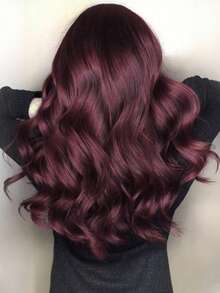 50g 20 件装 100% 真人发片接发，沙龙品质，99J 勃艮第红色，丝滑无缝隐形胶带直发接发，持久秀发，发尾浓密，万圣节服装 - S99J - 查看 4