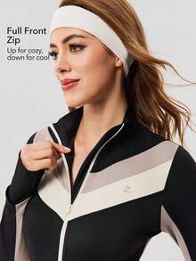 OutZeal Women Outdoor Jumpsuit Daily Casual Quick-Drying Buttery Soft Flared Hems With Pockets - Black and White - View 3