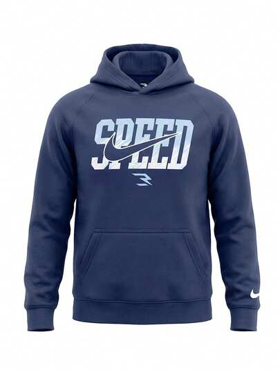 Nike Boys Hoodie Navy Blue