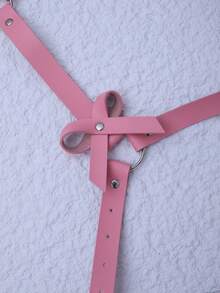 AltCore Bộ đồ lót 2 món bằng da trang trí, cỡ lớn - Hồng - Xem 4